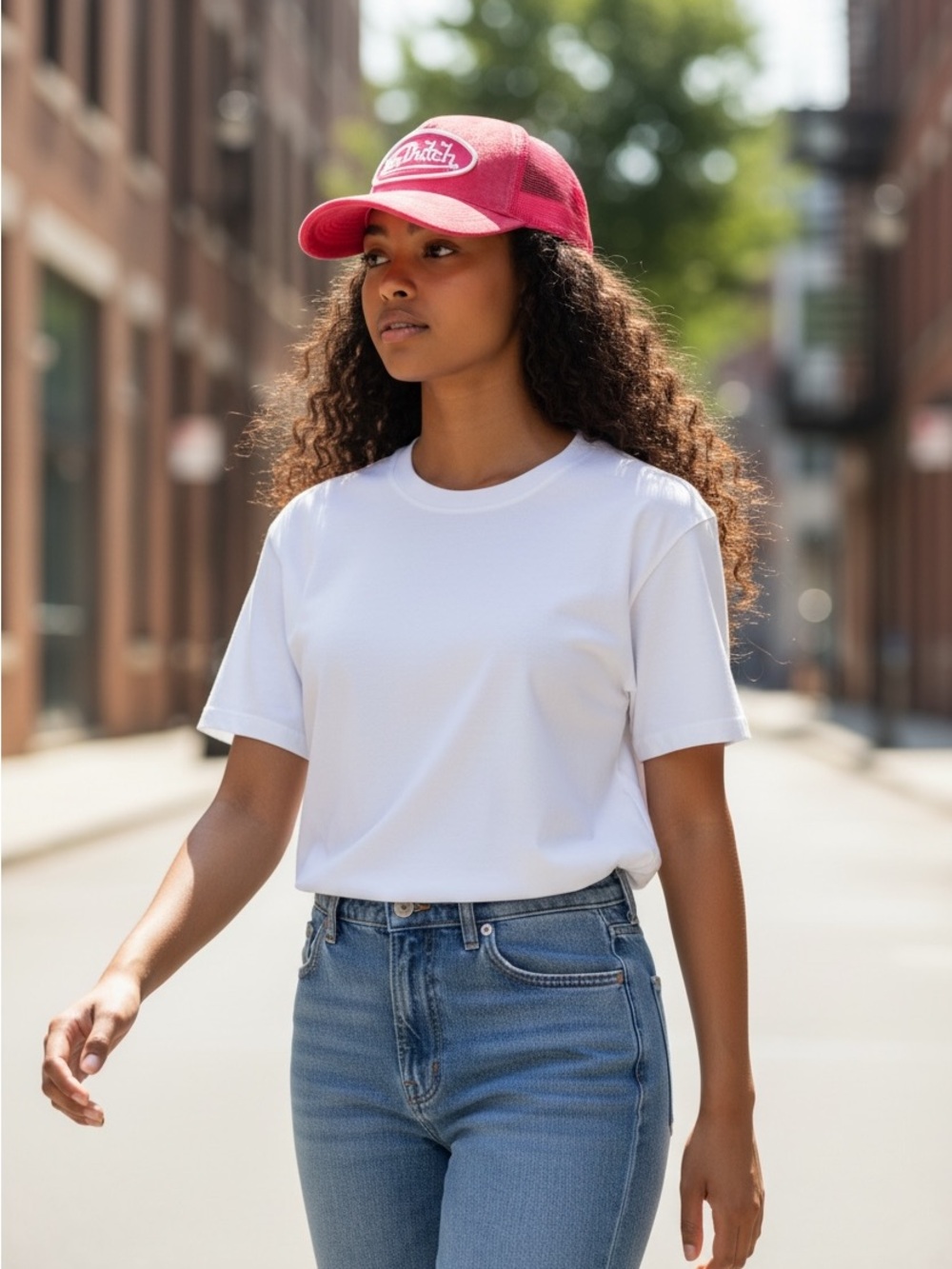 Von Dutch Hot Pink Mesh Trucker Hat